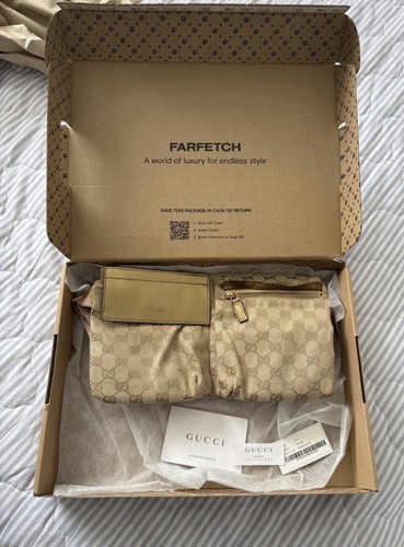 Gucci canvas web - web, double
