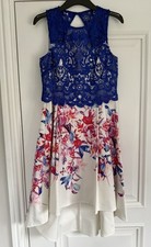Lipsy Dress size 12 Blue Pink