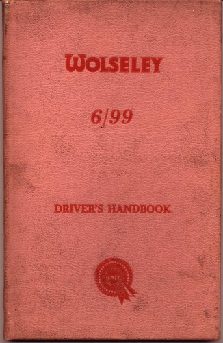 Wolseley driver s - wolseley, driver's