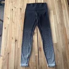 Lululemon Wunder Under Luon 28” Leggings In Ombre Black White Size US6/UK10