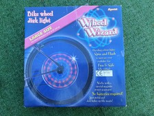 Vintage rare push bike wheel lights