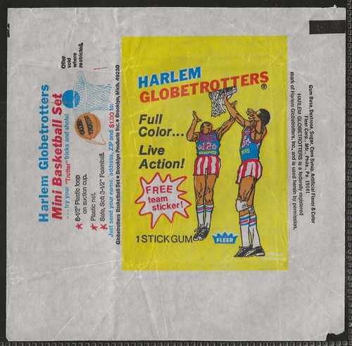 Fleer wrapper 118 harlem - fleer, wrapper-#118-