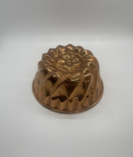 Vintage copper jelly mold - vintage,