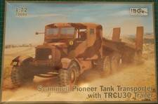 1/72 WW2 IBG Scammell Pioneer Tank Transporter with TRCU30 Trailer. COMPLETE.