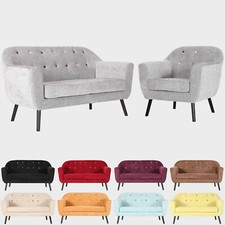 Sofa Modern Scandinavian Bucket Tub Chair Seat Modern Armchair Fabric 2 3 Seater