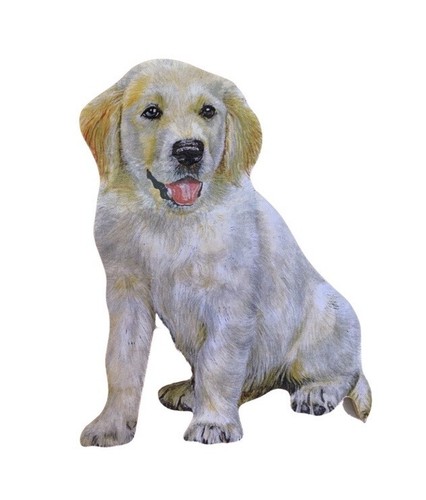 Golden retriever puppy plaque - puppy,