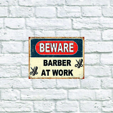 Beware Barber At Work, Retro