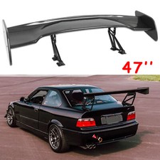 Carbon 47"Car Rear Trunk Racing GT Style Spoiler Wing For 3 Series E36 E46 Sedan