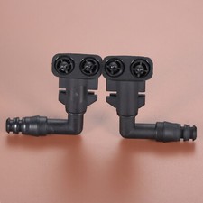 2X Headlight Washer Wipers