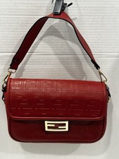 Designer Purse Red Leather Nice! L👀k