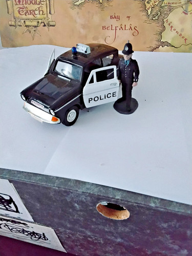 Diecast 1960s police - 1/32, ford