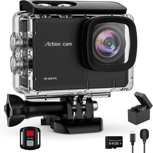 Action camara waterproof - 4k,