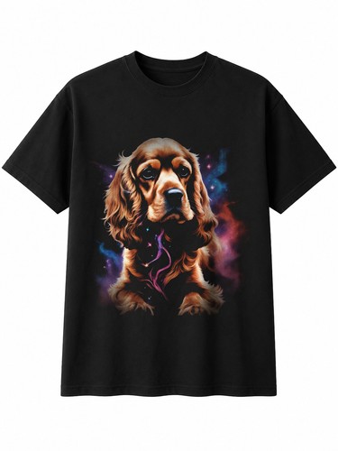 Ink art cocker spaniel - cocker,