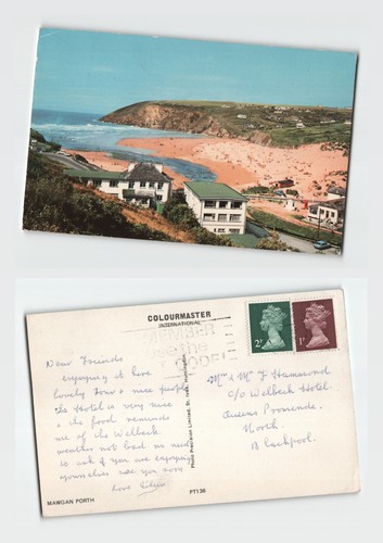 Postcard mawgan porth - mawgan,
