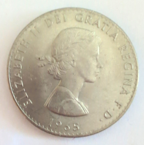 1965 elizabeth crown coin - 1965,