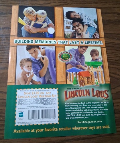 Lincoln logs toys - toys, 8x11