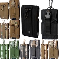 For Mobile phone Universal Army Camo Belt Loop Hook Pouch Case Cover Holster Bag