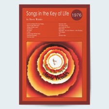 Stevie Wonder Songs In The Key Of Life Fine Art Album Poster