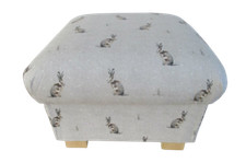 Handcrafted Footstool Pouffe