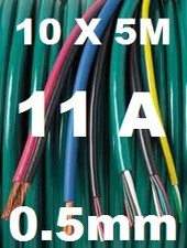50M AUTO CABLE KIT 0.5MM 11A