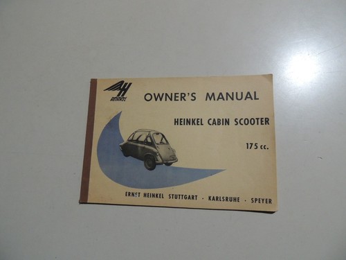 Heinkel cabine scooter 175cc - scooter,