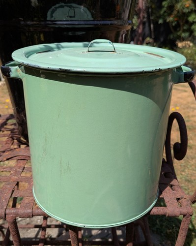 Vintage enamel ware - vintage, storage