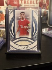 Futera Unique Granit Xhaka Titans Bookend Match Worn Patch /10 Derby Game