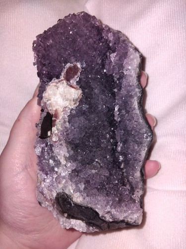 730g raw druzy amethyst quartz - 730g,
