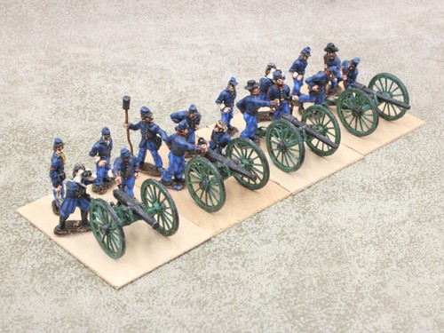 28mm acw metal - acw, artillery