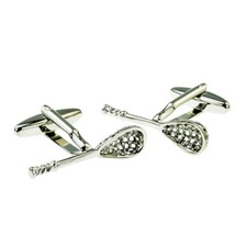 Lacrosse Stick Cufflinks Presented in a Cufflink Box X2AJ425