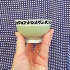 Vintage Windsor  Mayfair bone China Sugar Bowl 9cm Green, black ivy band