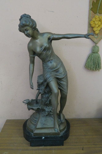 European bronze art nouveau - european,