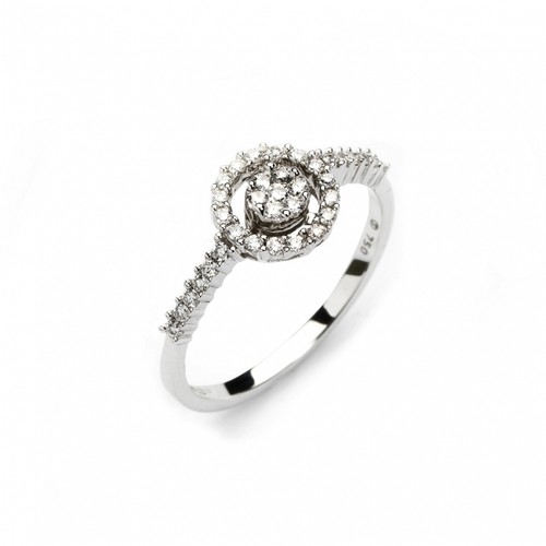18carat white gold quarter - 18carat,
