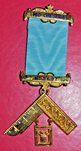 Masonic past master jewel - masonic,