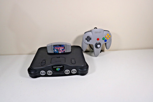 Nintendo n64 grey console - nintendo,