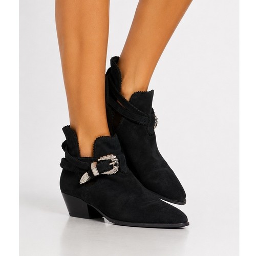 Sandro paris black suede - black,