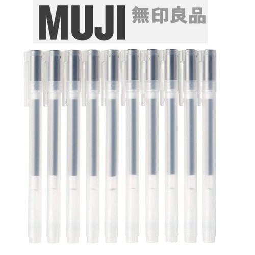 Muji smooth gel - smooth, ink
