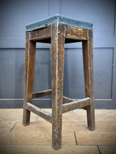 Vintage Railway Stool / Mid Century L.N.E.R train Station / Stool Seating Seat