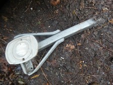 Caravan drop down jack leg