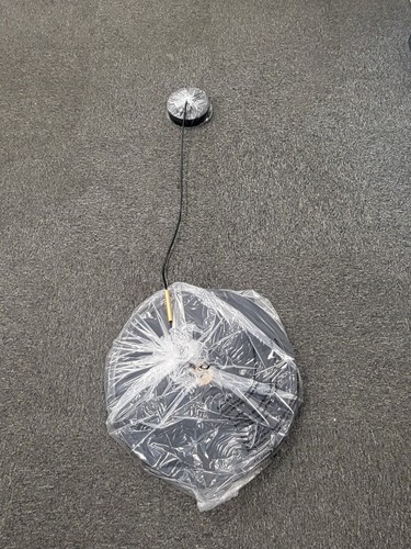 Matt black led pendant - matt,