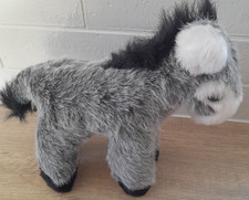 Beautiful Grey Donkey Soft Toy by Cuddle Club 20cm Plush
