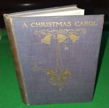 1915 A CHRISTMAS CAROL BY CHARLES DICKENS 12 COLOUR PLATES BY ARTHUR RACKHAM 1st