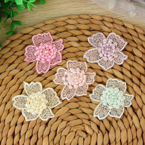 20pcs organza embroidery - 20pcs,