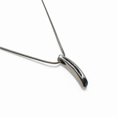 18ct white gold - chain, and