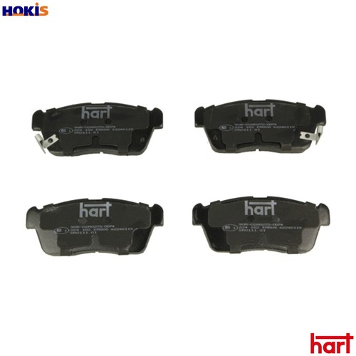 Brake pad set disc - brake, 224