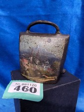 Delightful Original Antique Alpine Miniature Painted Cow Bell 