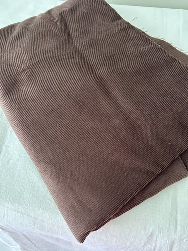 Brown corduroy fabric approx - corduroy,