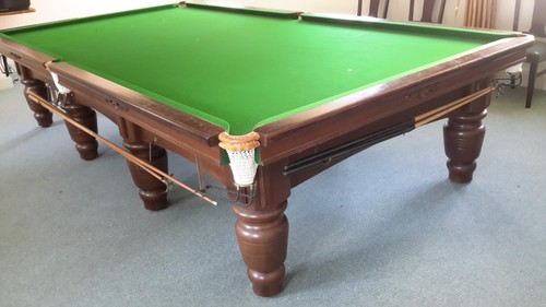 Full size mahogany snooker - size,