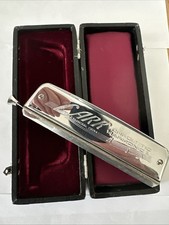 Lark Chromatic Harmonica 12-Hole with Hard Case