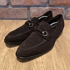 Reiss Brown Suede Horsebit